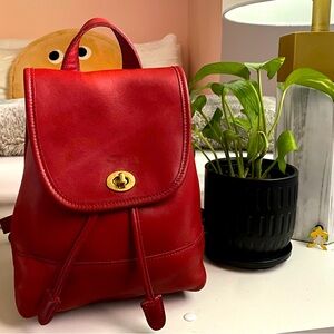 Vintage Coach daypack backpack